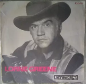Lorne Greene of BONANZA French 45rpm RINGO 7" w/picture sleeve RCA Victor - Picture 1 of 2
