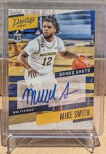 2021 Panini Chronicles Prestige Draft Picks Basketball Auto Mike Smith RC #PBMSM