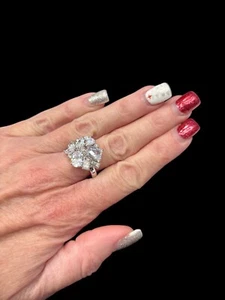 Avon Ewige Magie Kristall Silber Ring Größe 8 Neu im Karton - Bild 1 von 5