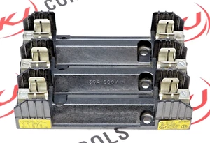 Bloque de fusibles Eaton Bussmann H60030-3CR 30A 600V clase H de 3 polos - Imagen 1 de 8