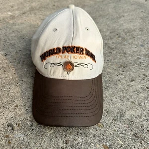 Bio-Domes World Poker Tour Hat | Play To Win | Suede Bill Adjustable Strap Cap - Picture 1 of 9