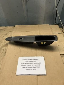 Citroen C4 Coupe Mk1 2007 1.6D - Seitennahe Frontscheibe Schalter Panel 9651468677 - Bild 1 von 7