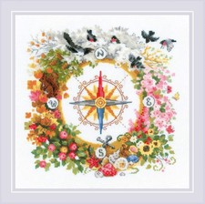 Counted Cross Stitch Kit RIOLIS 1881 - "Compass"