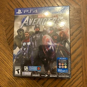 Marvel Avengers PS4/ (6 Iconic Patches) PlayStation 4 Brand New Factory Sealed - Picture 1 of 3