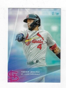 YADIER MOLINA 2020 TOPPS X STEVE AOKI WAVE 1 CARD 6 ST LOUIS CARDINALS