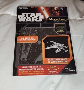 Metal Earth Star Wars PoeDameron's X-Wing Fighter 3D Metal Model Kit New - Bild 1 von 2