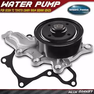 Engine Water Pump for Toyota Camry Highlander RAV4 Sienna 2009-2018 2.5L 2.7L - Picture 1 of 9