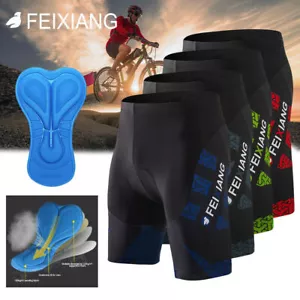 Fahrradhose Herren Damen 4D Gel Sitzpolster Radhose Radlerhose Unterhose Pants - Bild 1 von 34