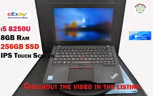 Lenovo Thinkpad x280 i5 8250U 1.6Ghz 8GB RAM 256GB SSD IPS Touch Screen (727) - Picture 1 of 23