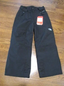 The North Face Freedom Insulated Black Snow Pants Boys Small (7/8) NWT - Picture 1 of 11