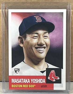 2023 TOPPS LIVING SET #653 MASATAKA YOSHIDA BOSTON RED SOX ROOKIE Print Run 3306 - Image 1 of 2