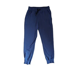 Zyia Active Girls Navy Blue Jogger Sweatpants Size L Elastic Waistband Pockets G - Picture 1 of 5