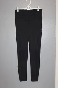 NWT Free People Movement Black Cool Rider Zip Leggings Small Mesh Inserts - Picture 1 of 9