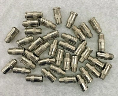 F Typ Schnellstecker RF Koax Koaxialkabel Adapter Steckverbinder - Stecker auf Buchse M/F - Bild 1 von 4