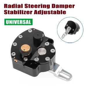 Motorcycle Radial Steering Damper Stabilizer Adjustable Safe Control Universal - Bild 1 von 24