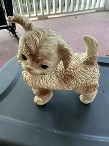 1950/60s Vintage Edward Mobley Arrow Rubber & Plastic TOY DOG Squeaker VGC - Picture 1 of 4
