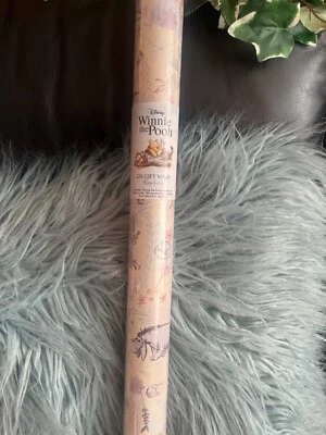 DISNEY WINNIE the POOH GIFT WRAP  2m WRAPPING PAPER kids birthday FAST DISPATCH - Image 1 of 3