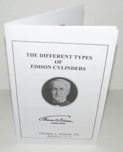Edison Phonograph Zylinder Typ Katalog Reproduktion - Bild 1 von 9