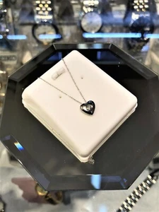 Set Heart Pendant [1pc Cubic Zirconia] w/ 14kt Gold necklace, Heart Design - Bild 1 von 9