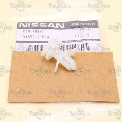 Genuine OEM Nissan Infiniti / ARMADA QX56 Front Seat Back Panel Pin 01553-01034 - Image 1 of 4