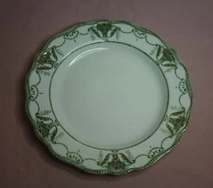 ANTIQUE STANLEY POTTERY CO. PLATE 7" GREEN TRANDFERWARE  SWINDON # 534863 - Bild 1 von 10