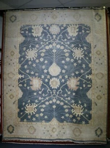 8'0" x 9'11" ft. Oushak Hand Knotted Authentic Vegetable Dye Wool Rug - Picture 1 of 6