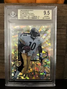 Kordell Stewart 1998 Bowmans Best Atomic Refractor AUTO Bgs 9.5 Gem Mint - Picture 1 of 2