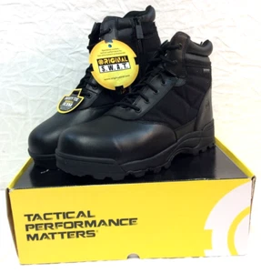 ORIGINAL SWAT Men 14 Classic 6" Waterproof Side Zip Safety Black Leather 116101 - Picture 1 of 14