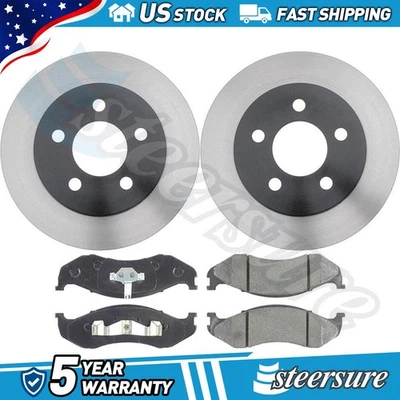 Juego de pastillas de freno de disco delanteras Centric Parts rotor de freno de disco para Jeep TJ 1999-2006 Foto 1 de 4