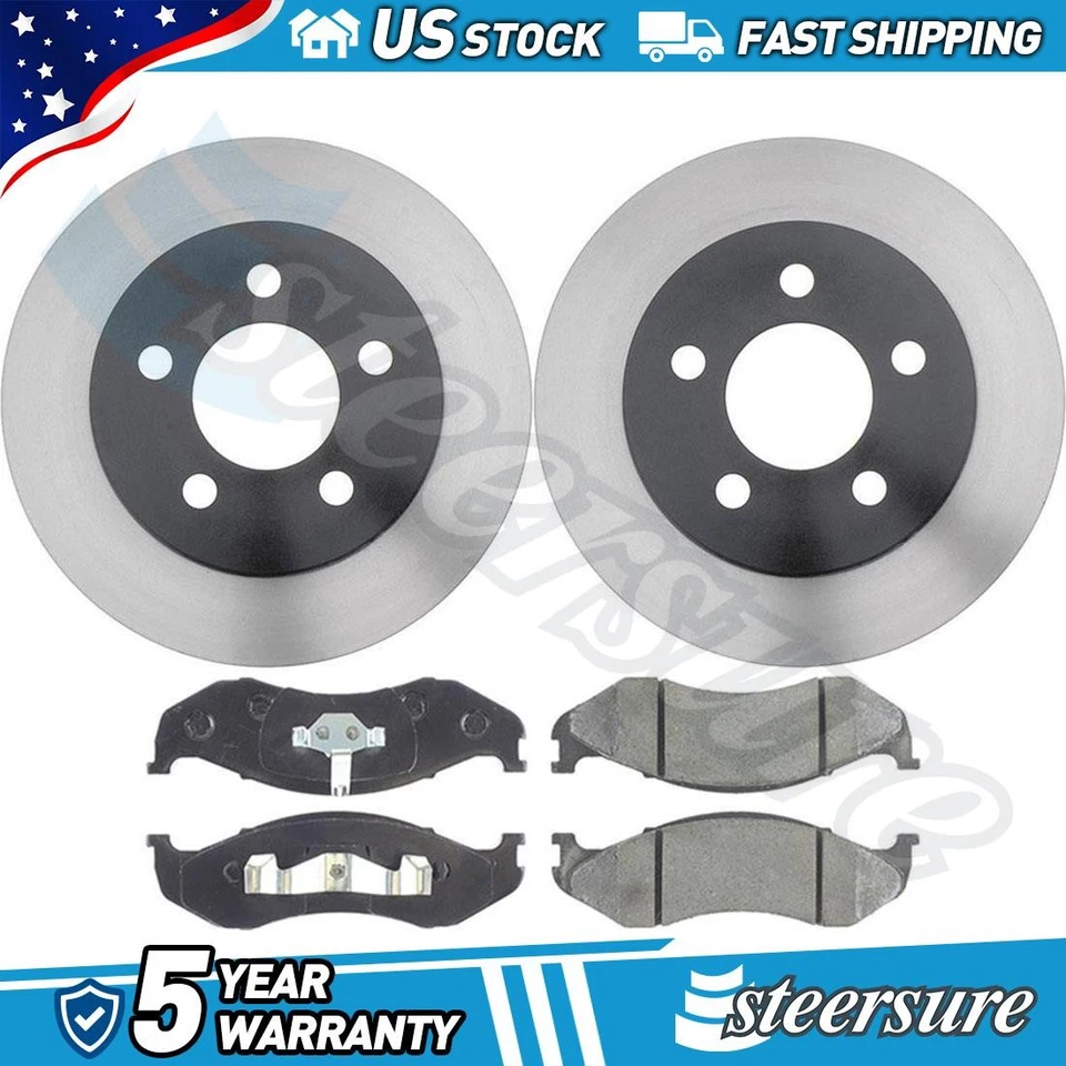 Комплект передних дисковых тормозных колодок Centric Parts ротор дискового тормоза для Jeep TJ 1999-2006 годов выпуска - Изображение 1 из 4