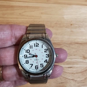 Advance Stainless Steel Watch Japan Movement Vintage Quartz - Picture 1 of 10