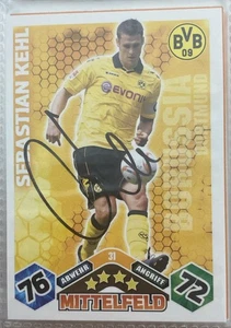 Sebastian Kehl Dortmund Match Attax Card Bundesliga 2010-2011 Orig sign! - Bild 1 von 2