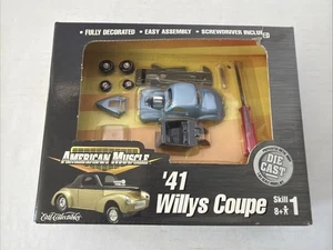 Ertl American Muscle '41 Willys Coupe 1:64 Die Cast Model Kit 2000 en paquete  - Imagen 1 de 11