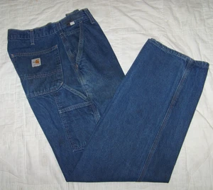 Carhartt FR Carpenter Jeans - FRB 13-DNM - Größe 32 x 32 - Taille misst 31" - Bild 1 von 12