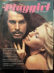 PLAYGIRL MAGAZINE   MARCH 1974 * BILL DOUGLAS CENTERFOLD* wow - Bild 1 von 1