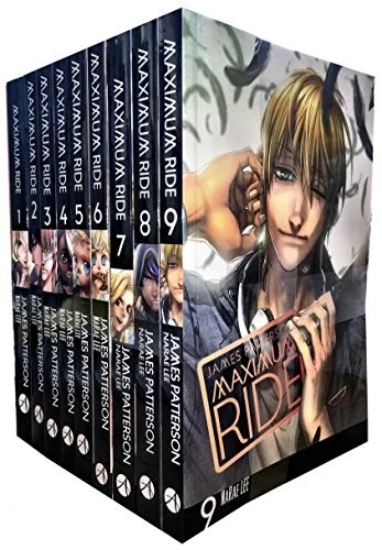 James Patterson Maximum Ride Manga Series 9 Books Collection Set - Image 1 of 1