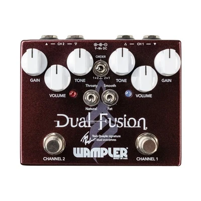 Pedal doble Wampler Dual Fusion Tom Quayle Signature Overdrive Foto 1 de 4