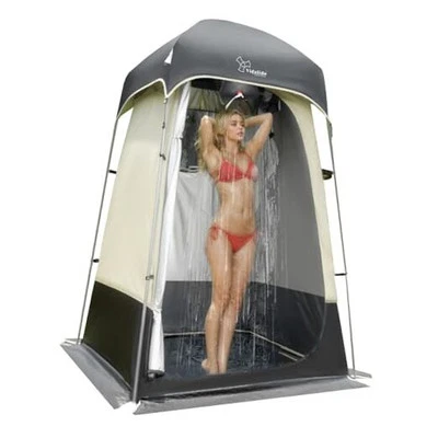 户外淋浴帐篷更衣室隐私便携式野营避难所  — 第 1/4 张图片