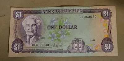 1987 Jamaica 1 Dollar Note - Image 1 of 2