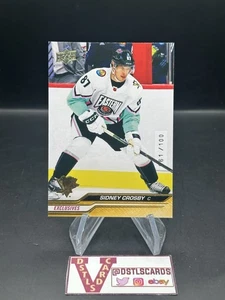 2023-24 UD Extended - SIDNEY CROSBY UD EXCLUSIVES /100 #677 Penguins - Picture 1 of 2