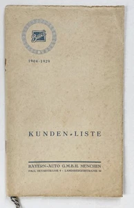 Buick Auto Automobil / München Kunden-Liste Eigentümer 1904-1929 Adressen Namen - Imagen 1 de 1