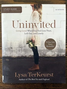 Uninvited: Living Loved When You Feel Less by Lysa TerKeurst Study Guide : VG - Imagen 1 de 2