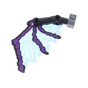 1x Lego Plastic Wing NEXO KNIGHTS Purple Left Bracket 70351 6171832 29053a