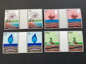 ICOLLECTZONE Great Britain Sc 827-830 SG 1050-53 Gutter Pairs XF NH - Picture 1 of 1
