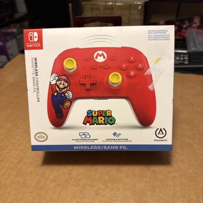 Authentic PowerA Nintendo Switch Wireless Controller SUPER MARIO JOY NEW - Image 1 of 2