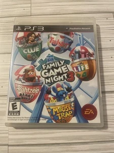 Hasbro Family Game Night 3 (Sony PlayStation 3, 2010) PS3 CIB Clean & Tested VG - Picture 1 of 3
