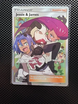 Team Rocket Jessie and James 68/68 Hidden Fates Full Art Trainer Card - Bild 1 von 4