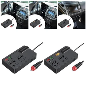 200W Auto-Wechselrichter DC 12V-24V auf 220V für SUV-LKW-Fahrzeuge - Picture 1 of 12