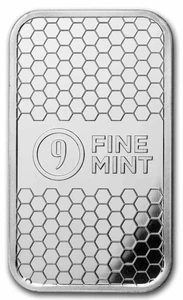 1 Oz .999 fine Silver Bar - 9Fine Mint - Picture 1 of 2