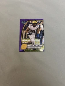 2024 Bowman University Chrome Purple Mini Diamond - #106 Kalel Mullings - Picture 1 of 3